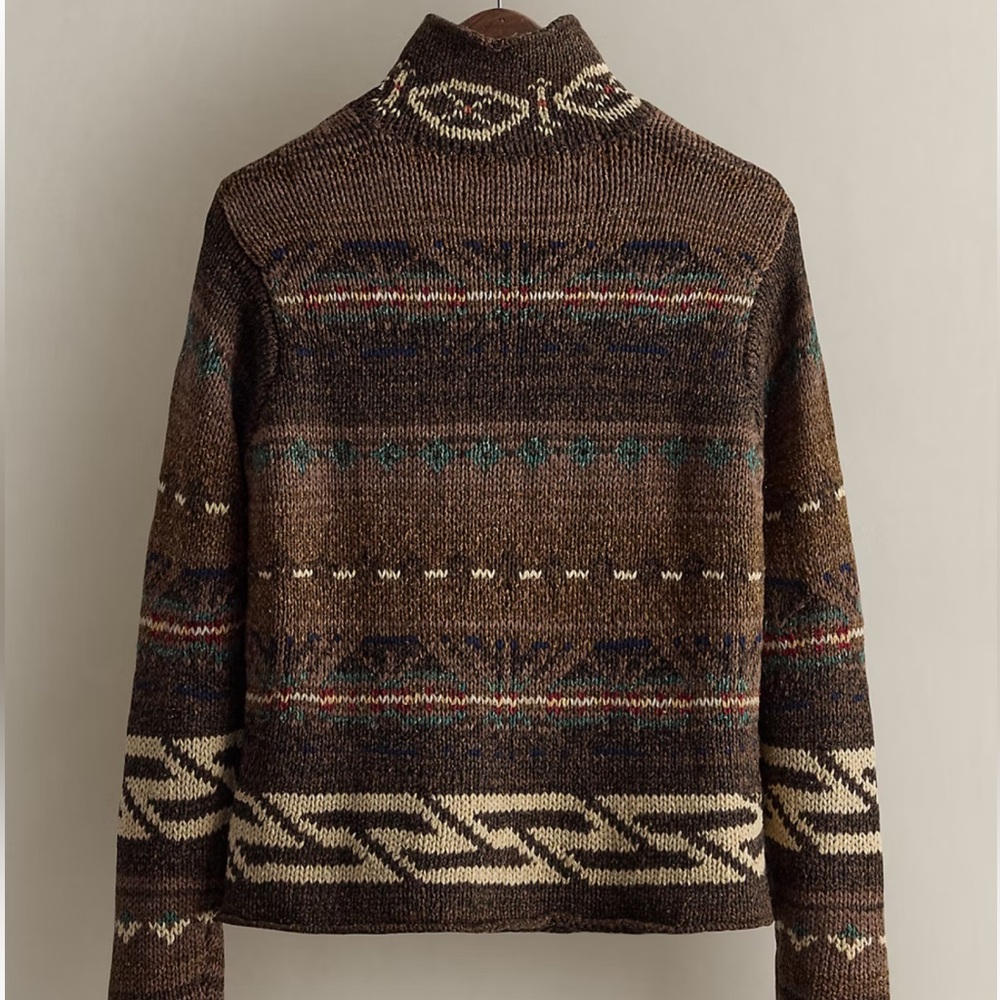 Vintage Ralph Lauren Heritage Wool-Blend Sweater from 1995 Collection. RARE.. - Picture 2 of 5